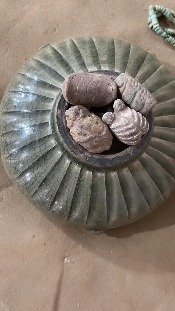 瓷片手工，手绘，陶瓷4