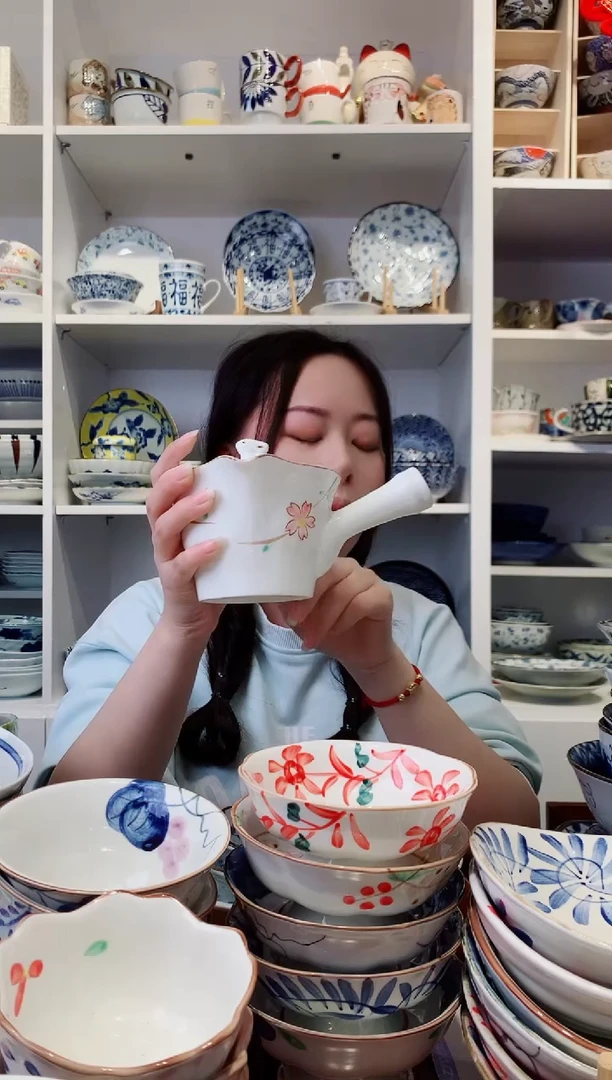 钛合金樱花兔子急须壶