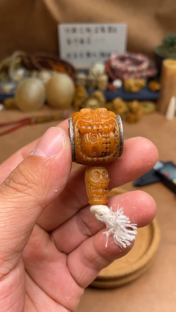【闪购商品】牛骨其他P510-马骨吞噬三通-有棕裂