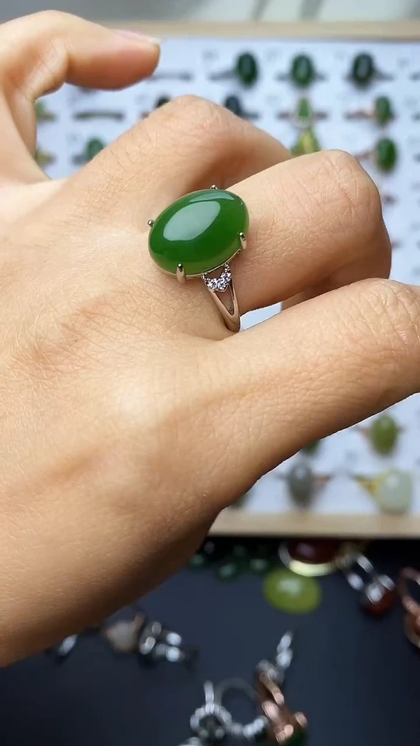 【闪购商品】和田玉戒指未镶嵌1