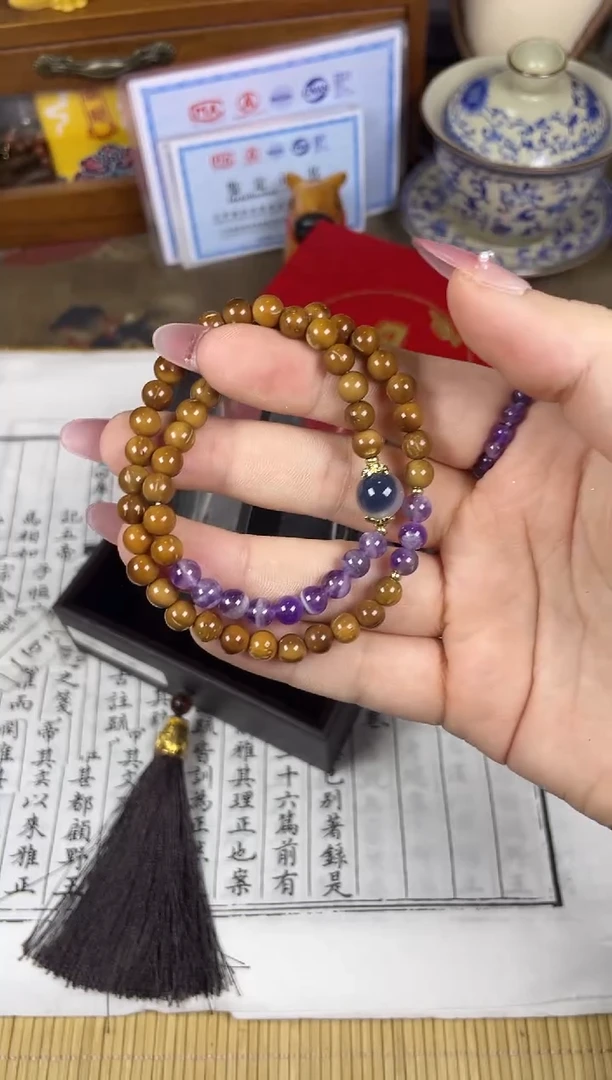 非洲檀香手串/手链菩提木质玉石手串/多发性其一/不带盒子