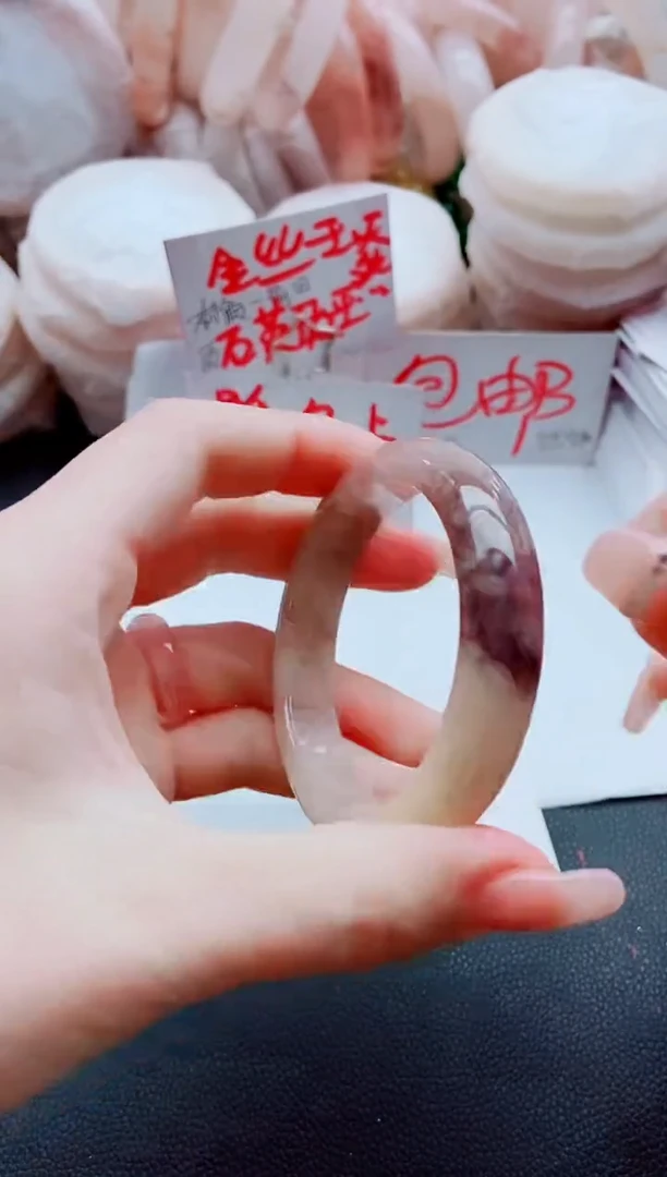 【闪购商品】石英质玉手镯未镶嵌K208-56-57