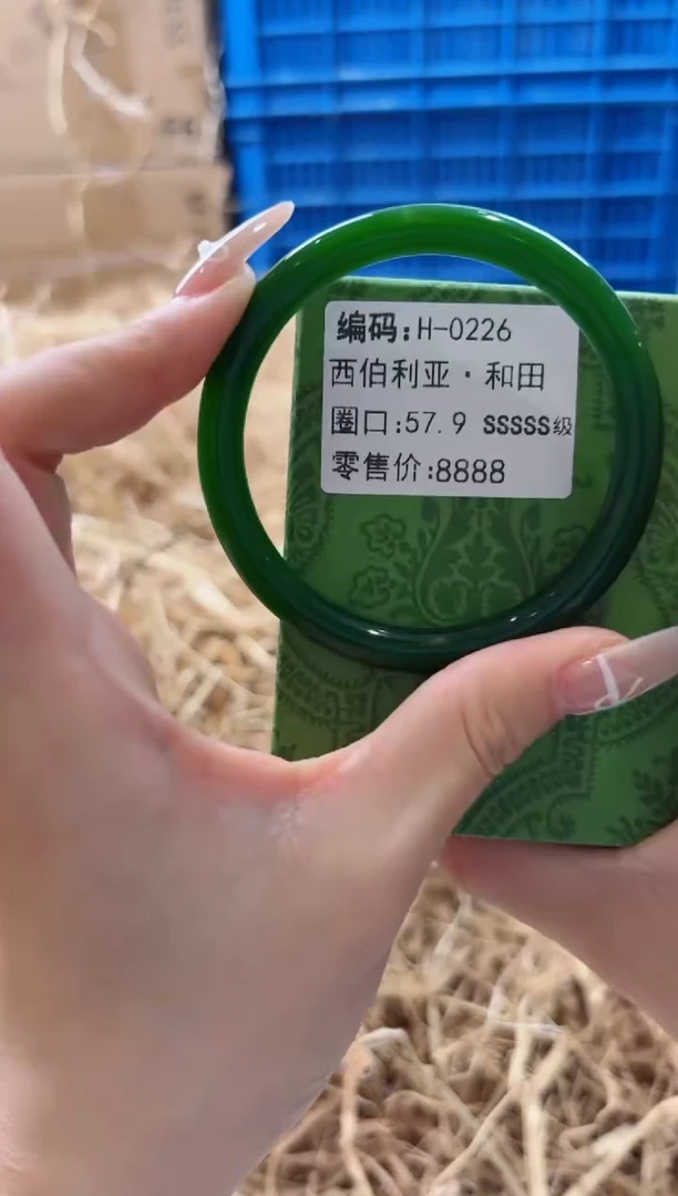 未镶嵌手镯石英质玉H-0226