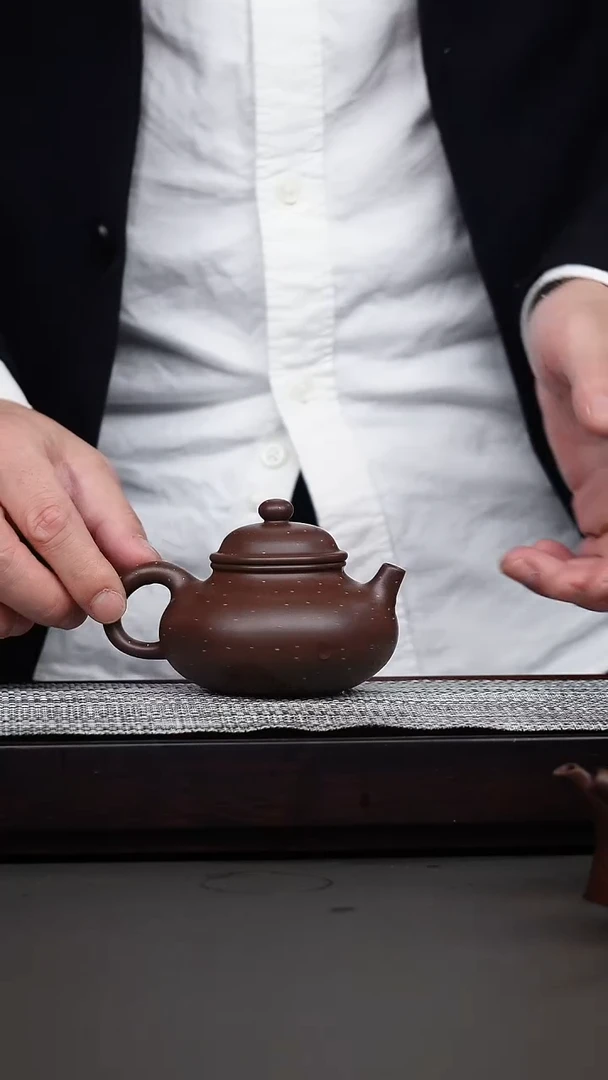 紫砂壶紫泥铺砂容天