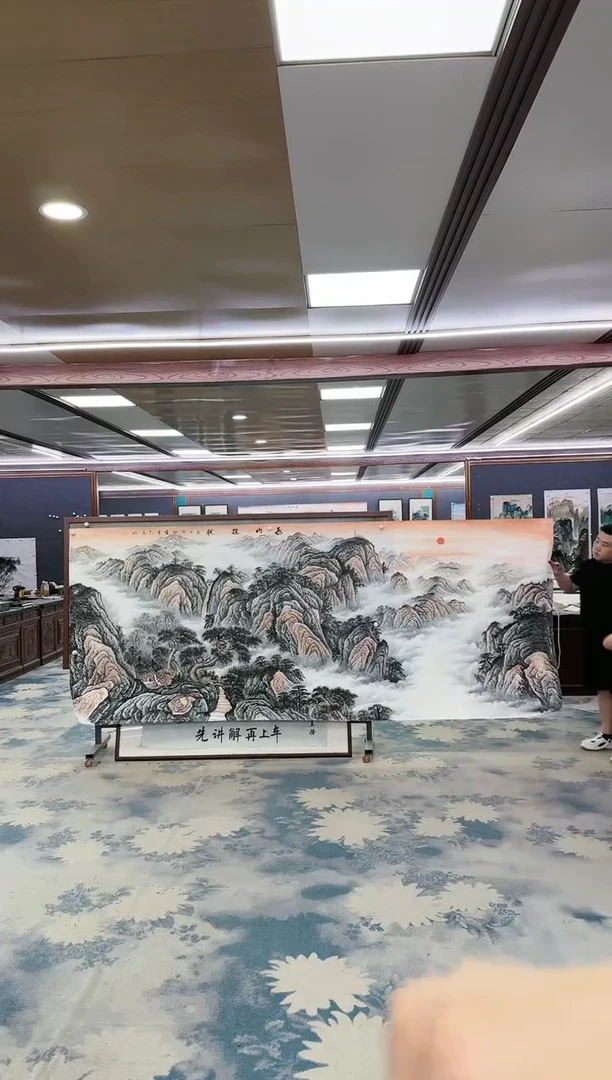 国画W-王红兵-大丈二-山水国画