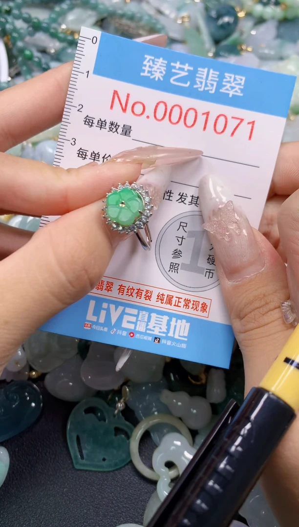 颈饰未镶嵌翡翠1071