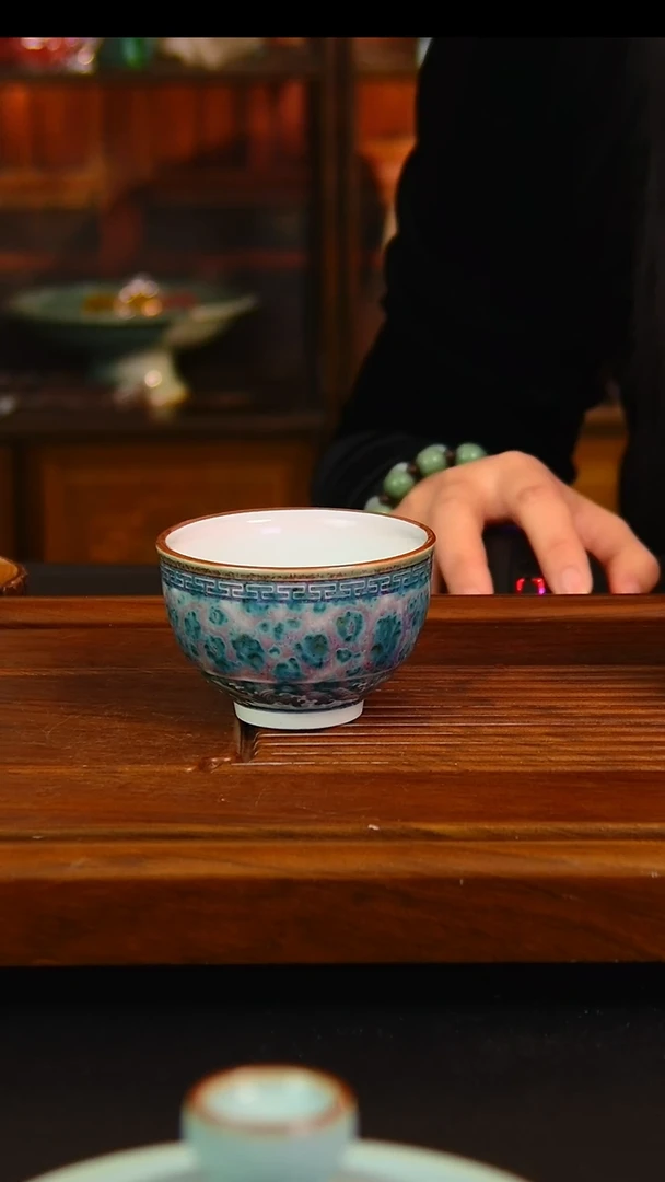 瓷片原矿汝瓷福利单杯