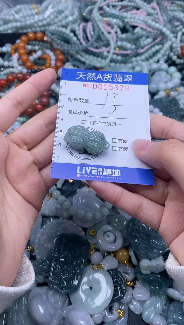 颈饰未镶嵌翡翠天然A货翡翠0053731