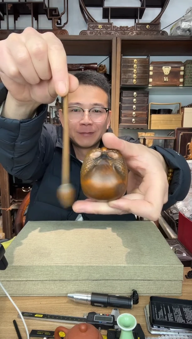乌木类书架111黄杨做旧雕刻双鱼木鱼