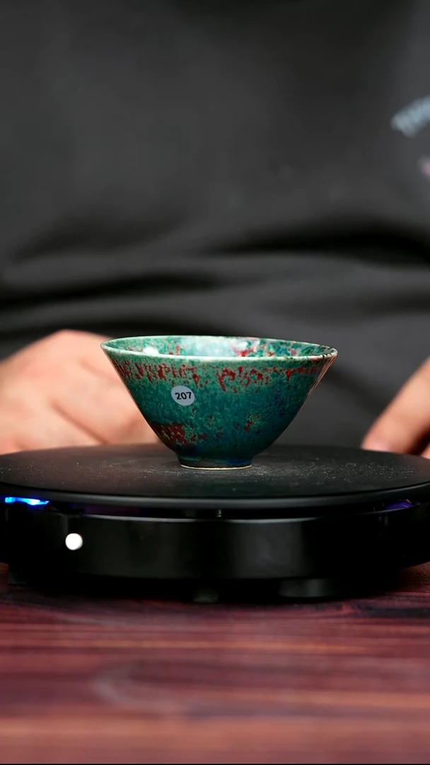 其他钧瓷207#于大鹏一级品原矿钧瓷斗笠杯