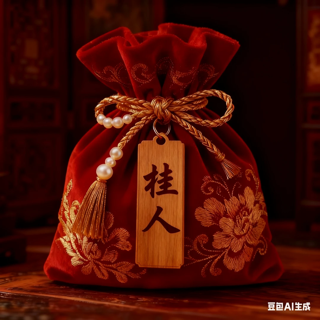5号开韵桂人 贴纸福卡红包