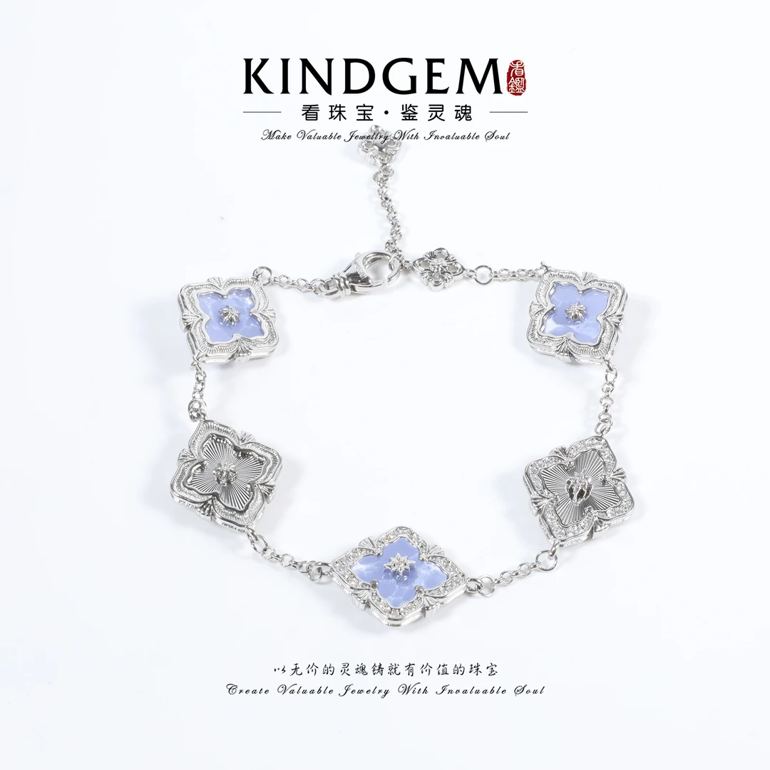 铜合金仿珍珠手链 气质百搭手链铜合五花手链  C-45808