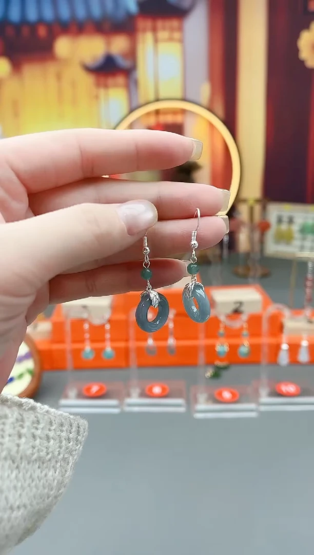 未镶嵌翡翠耳饰X34