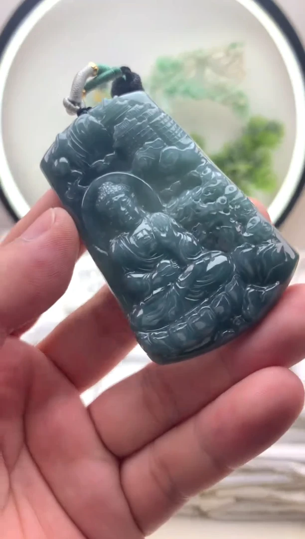 颈饰未镶嵌翡翠阿弥陀佛