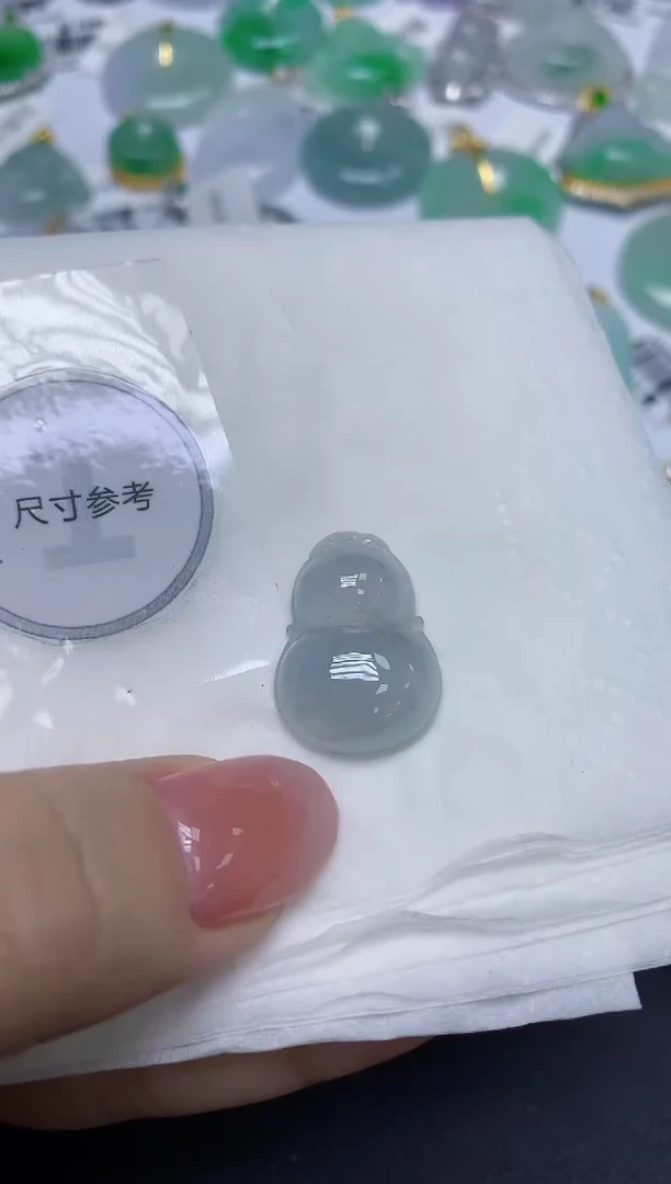 颈饰未镶嵌翡翠天然缅甸翡翠A货百元以上9元证书费自理