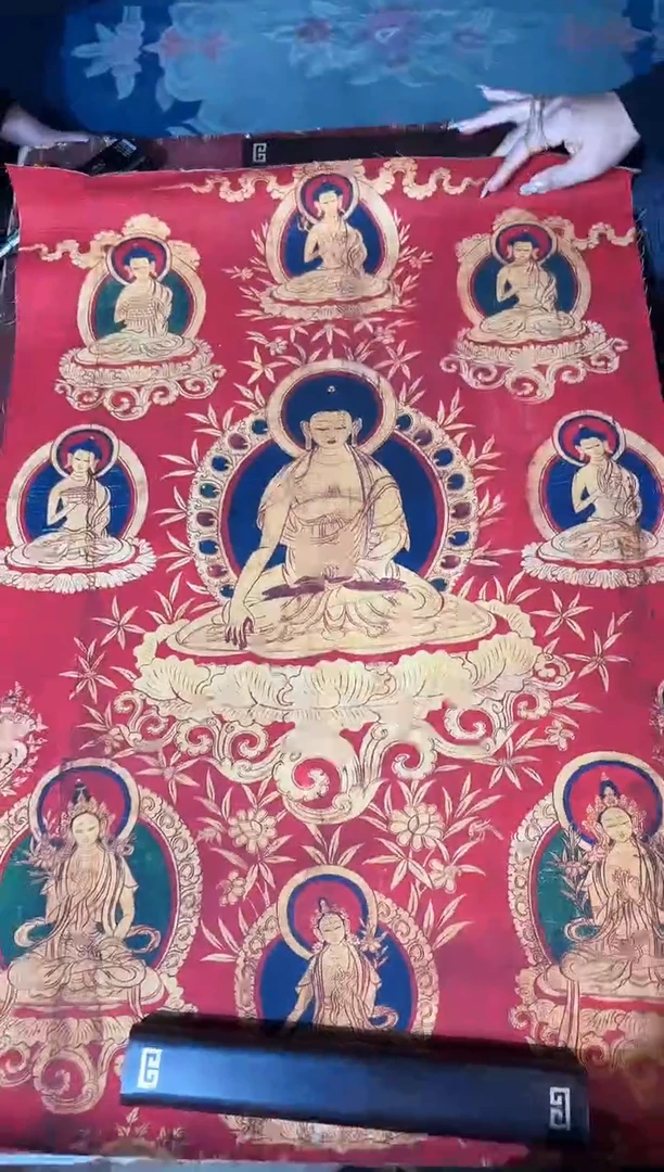 卷轴画龙妹唐卡直播tk16