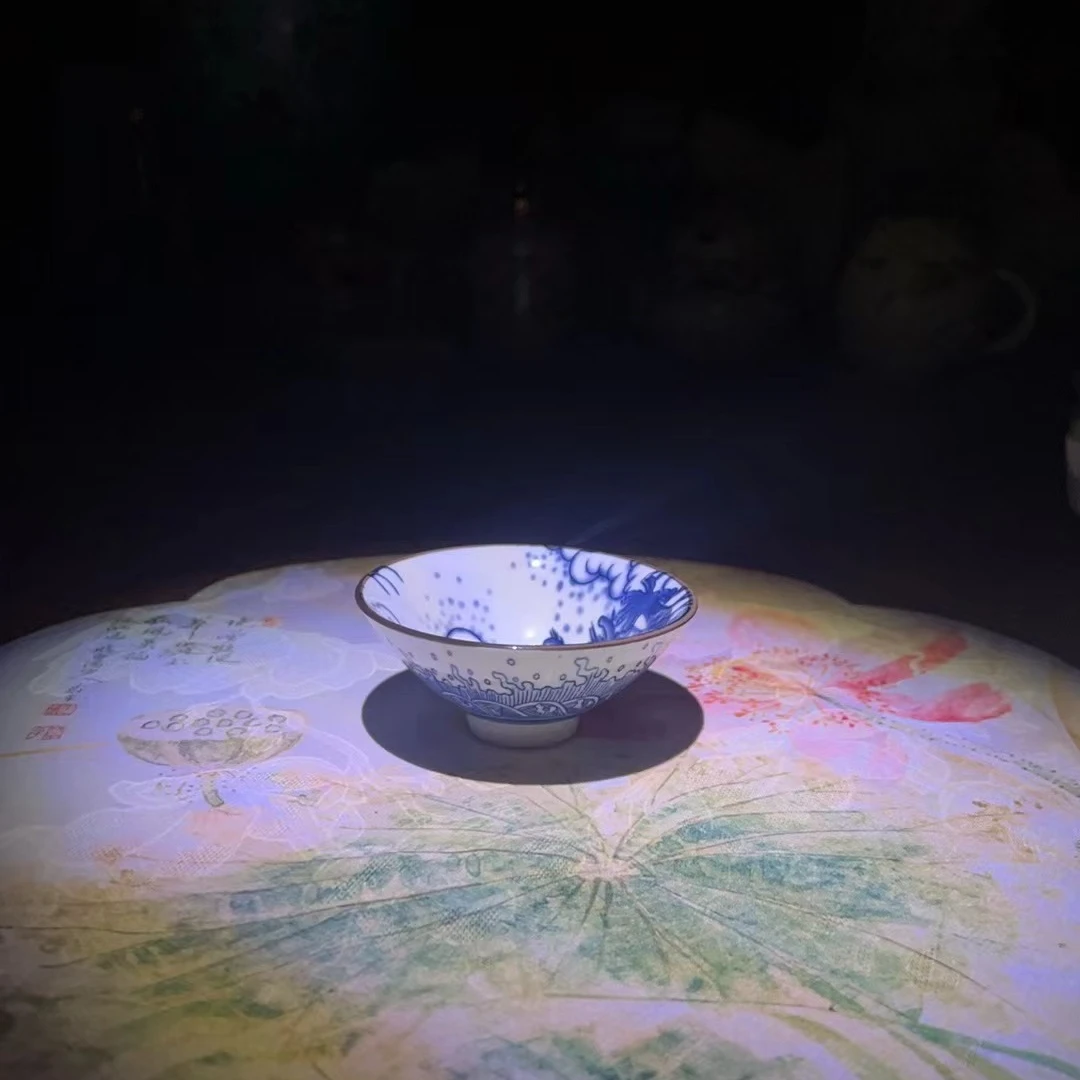 G1373青花龙斗笠杯