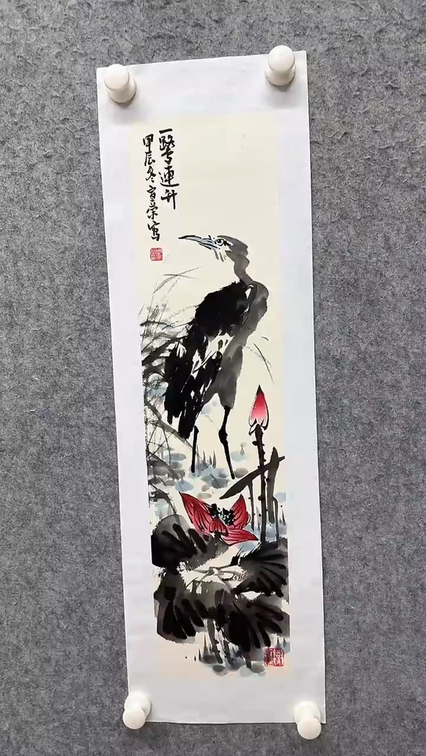 国画写意画花鸟画手绘