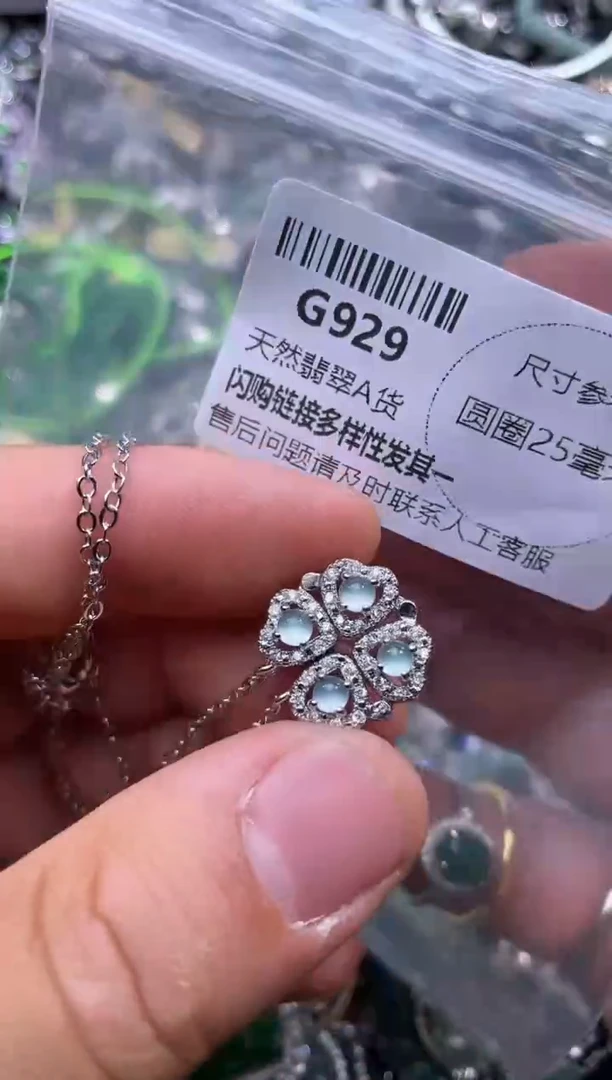 【闪购商品】翡翠颈饰未镶嵌G929项链