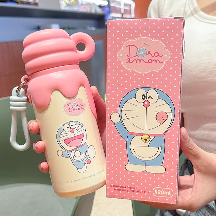 【小慧补贴专属】叮当猫流心保温杯直饮316不锈钢便携可爱水杯067