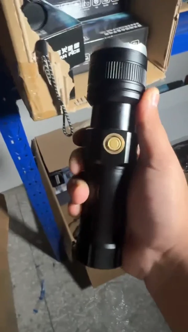 【性价比超高】26650专业强光多功能手电筒铝合金高续航