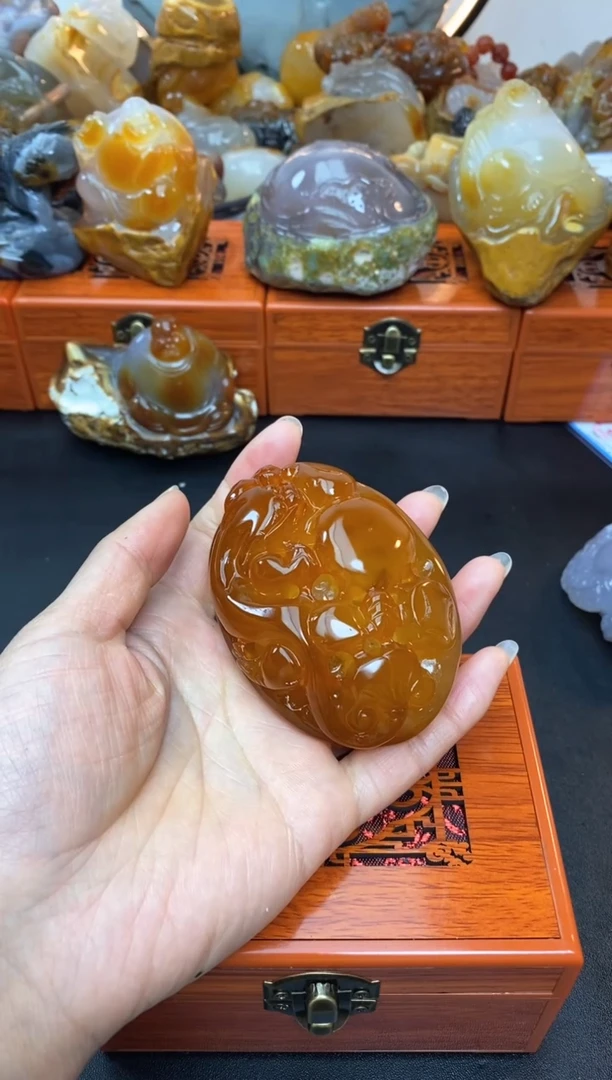 【闪购商品】未镶嵌玛瑙/玉髓珠宝奇石0