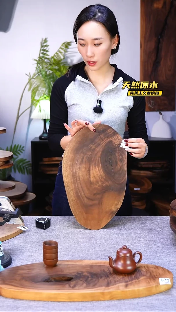 木北美黑胡桃原木.干裂疤结不属于商品质量问题完美主义者慎拍