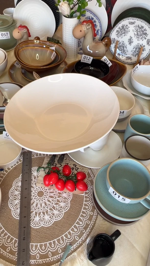 新骨瓷 瑕疵 暖白13寸 酸菜鱼 汤盆 全标