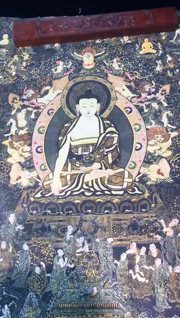 卷轴画001千佛朝宗