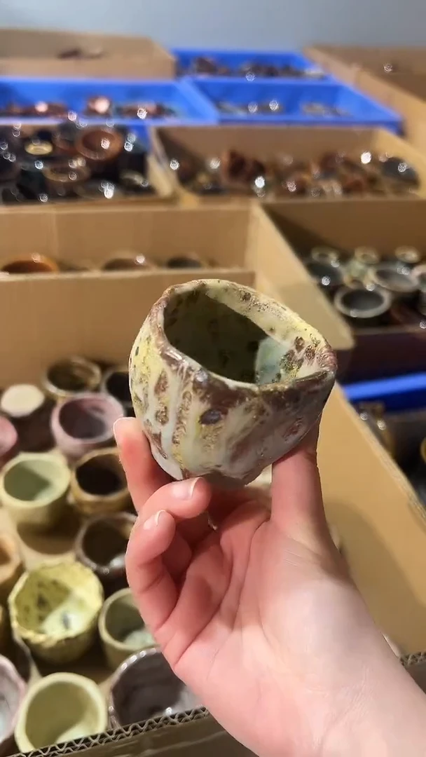 【闪购商品】杯【宜景窑志野烧系列】杯子 1