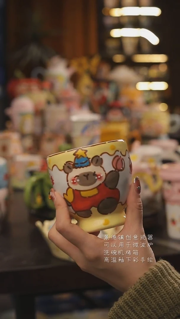景德镇釉下彩绘设计师款式陶瓷