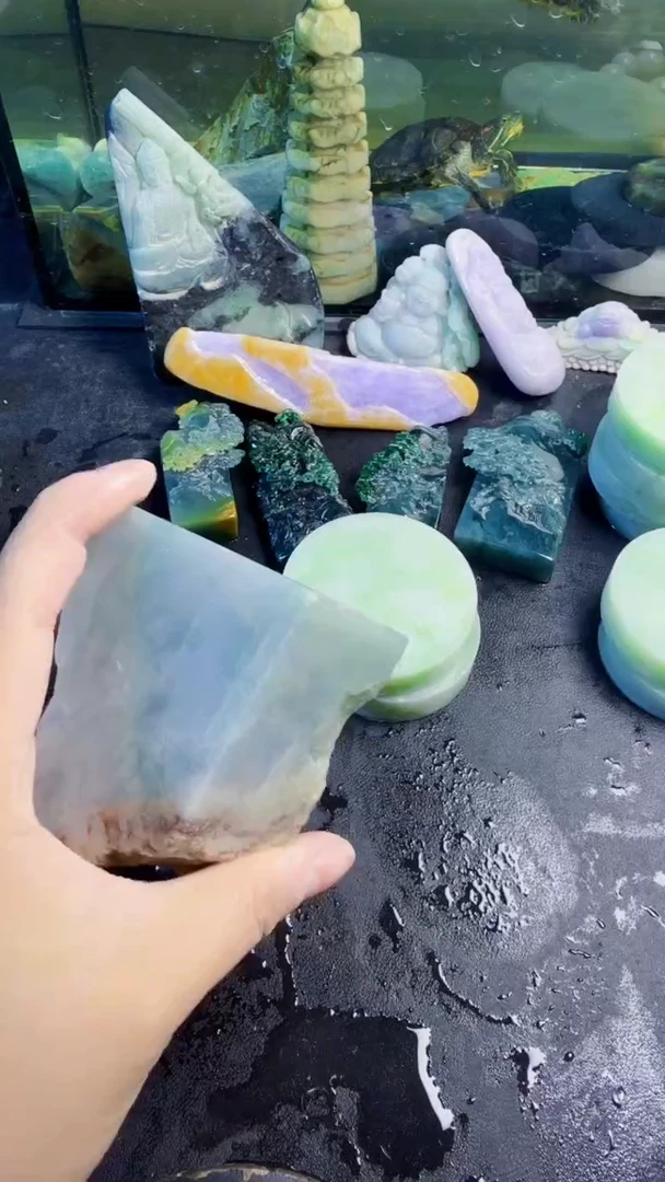 颈饰未镶嵌翡翠N**t天然翡翠137