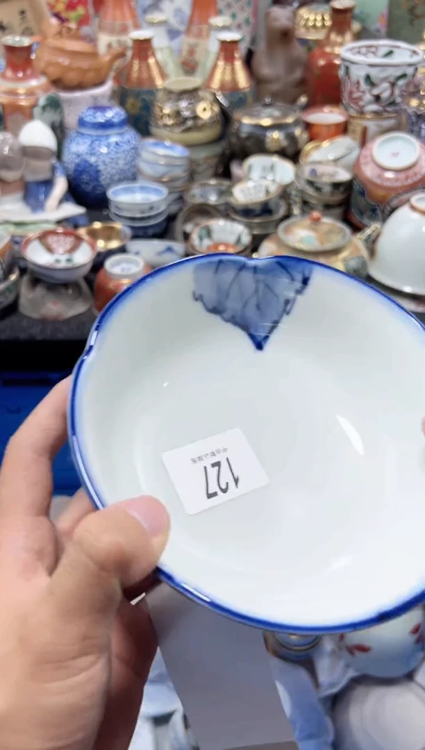 瓷片夏目海外回流瓷器中古品。