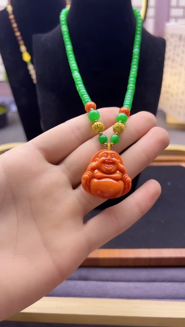 【闪购商品】翡翠颈饰14K金镶嵌X34