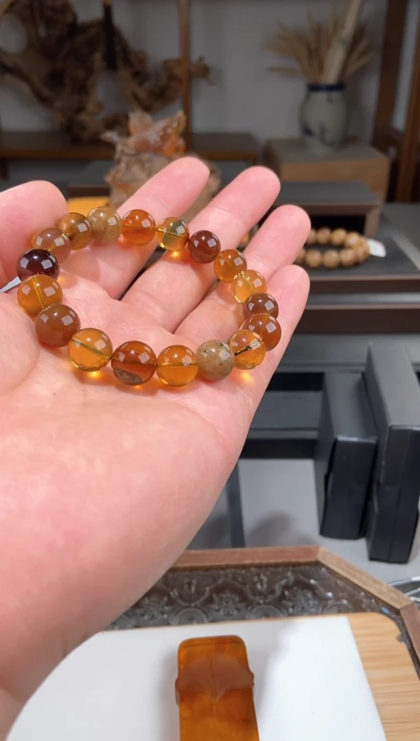 【闪购商品】琥珀手链未镶嵌多宝手串