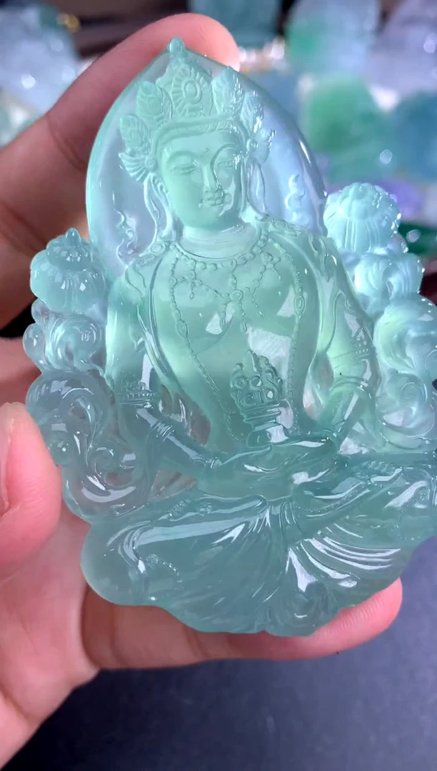 翡翠未镶嵌颈饰天然A货翡翠 定制翡翠 定金