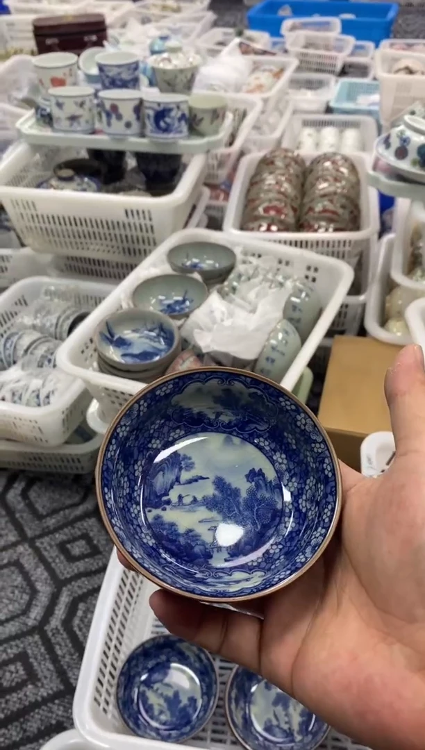 摆件陶景德陶瓷茶具容量约80