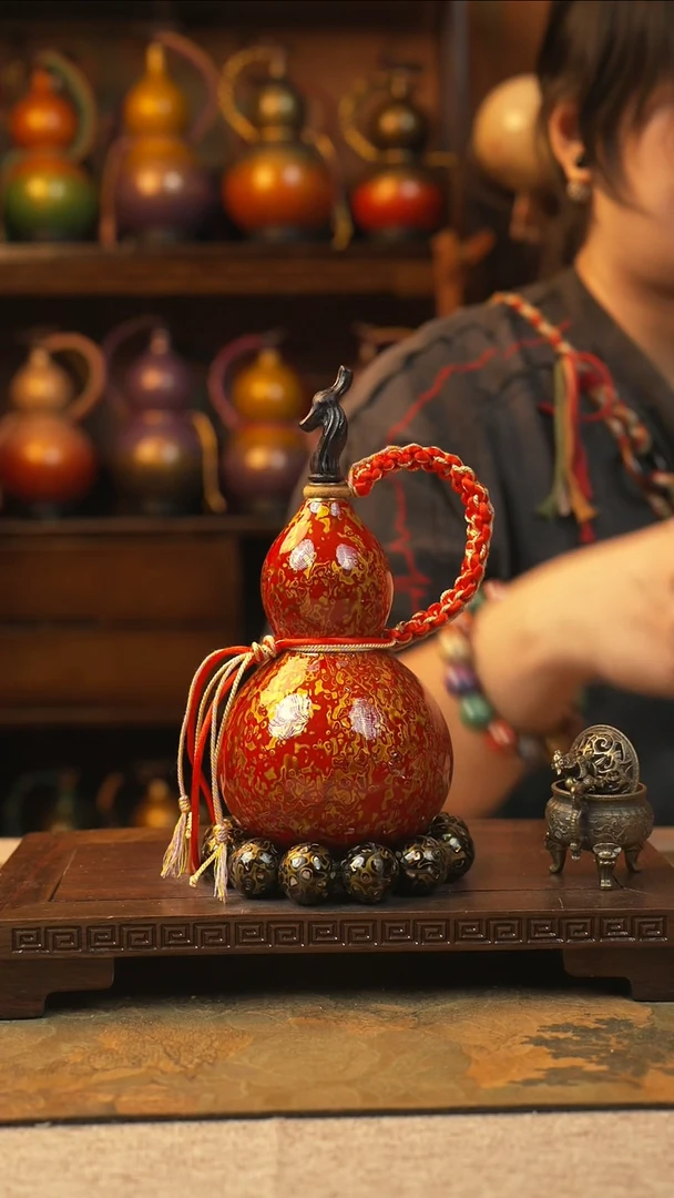 555大漆一物一拍记葫堂出品【不带手串】