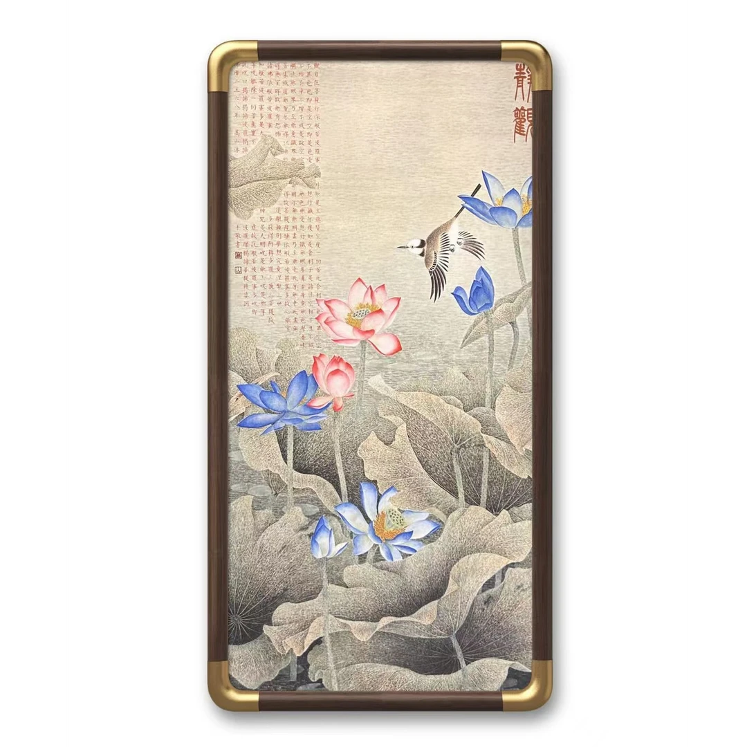 高老师人物系列书画作品静观肌理竖幅