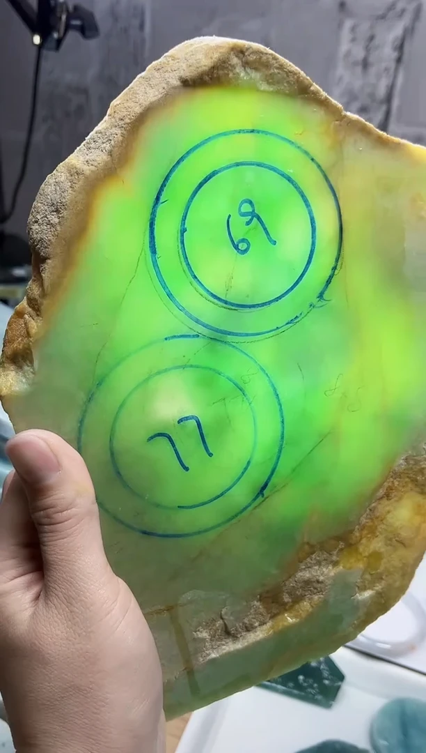 裸石翡翠天然翡翠A货石 南 836