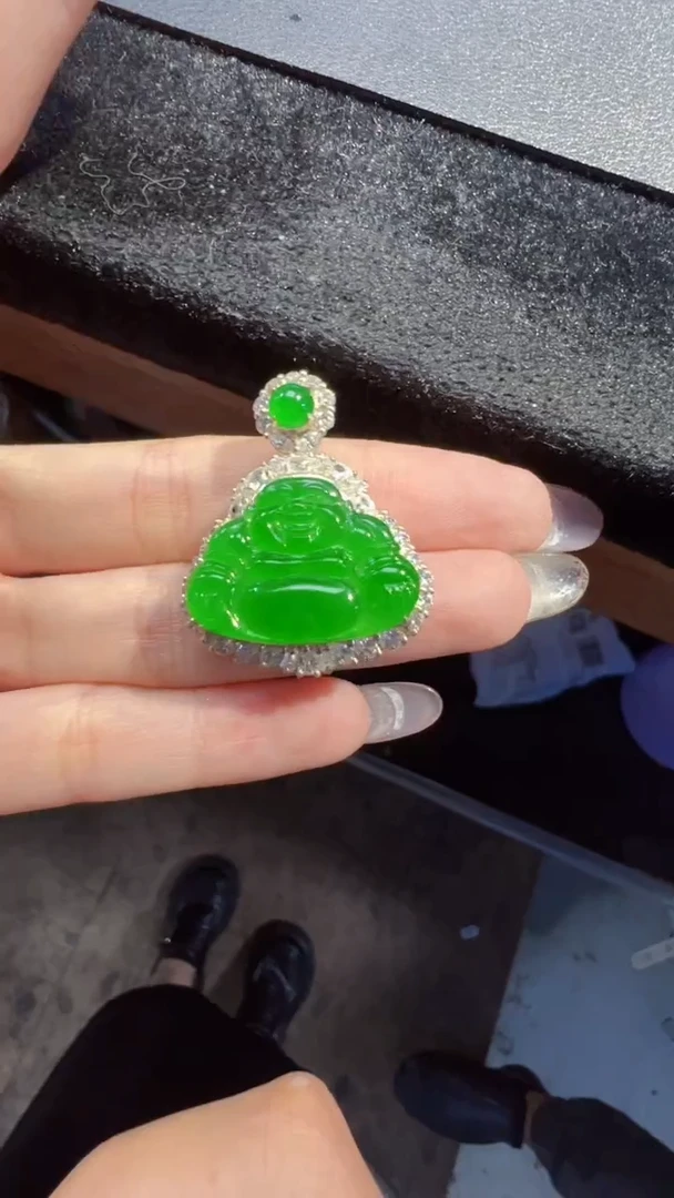 定制翡翠未镶嵌多样性发货佛公1