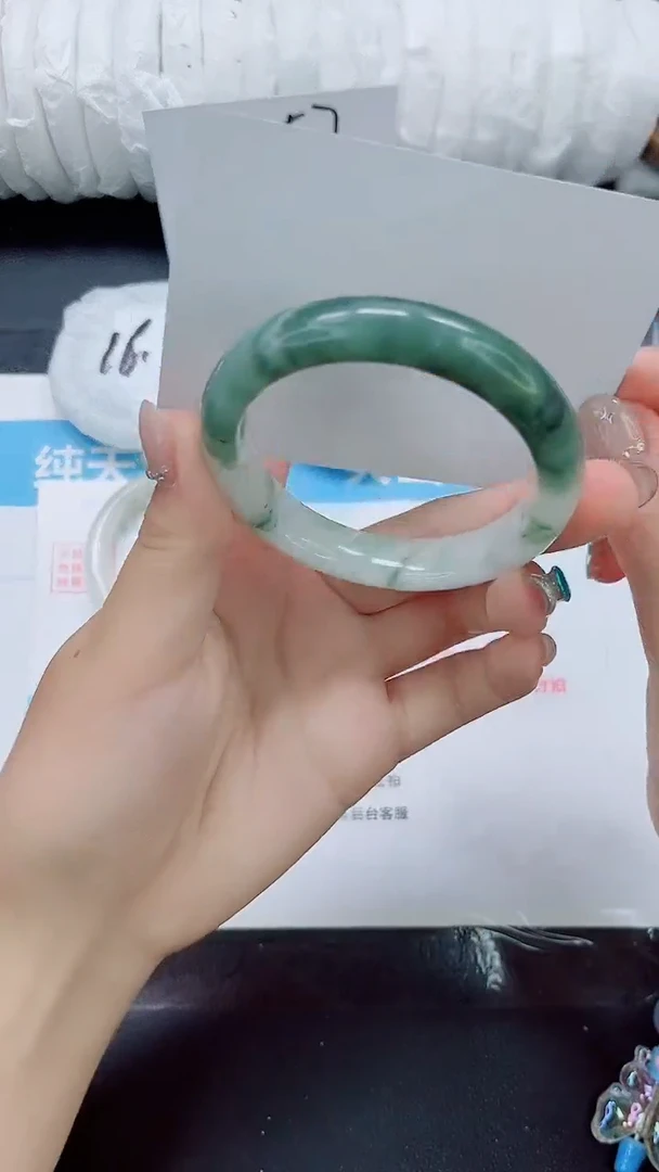 石英质玉手镯未镶嵌011-圈口54-56