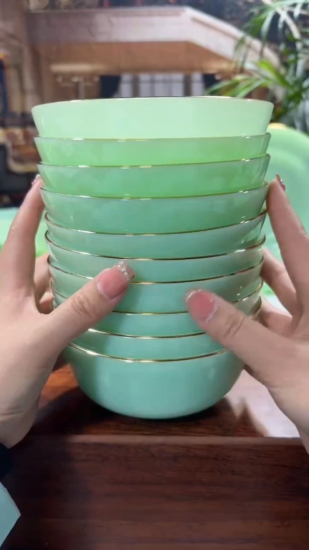 【闪购商品】....5.5英寸玉瓷碗10个口径13.8厘米