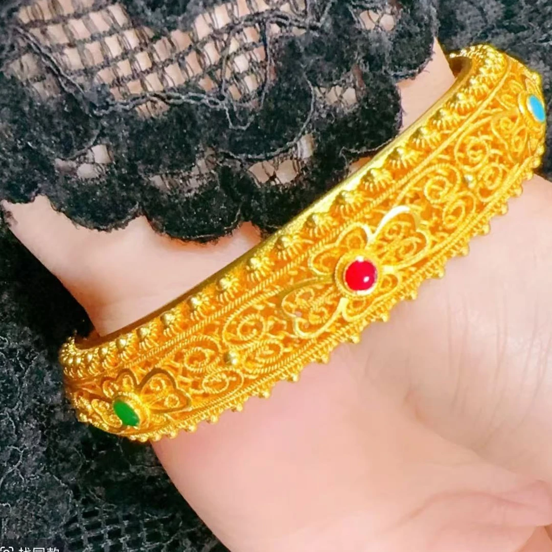 铜合金手镯 皇后宫廷手镯