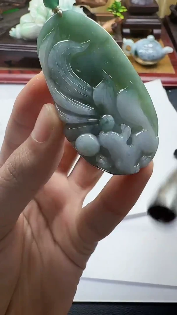 吊坠(不含链)未镶嵌翡翠1