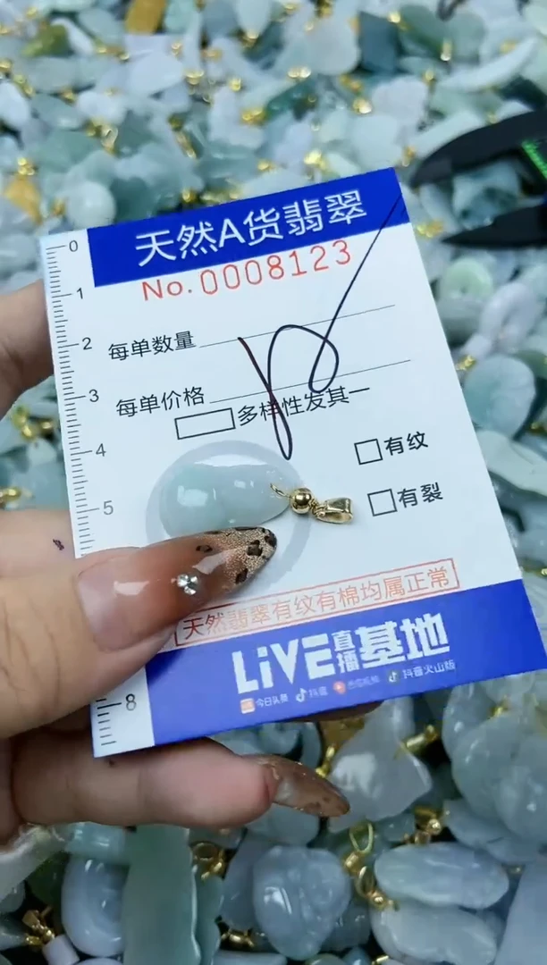 【闪购商品】翡翠颈饰未镶嵌天然A货翡翠