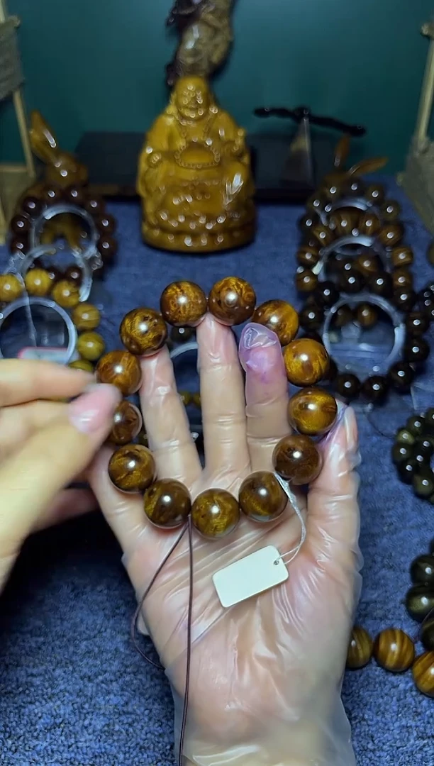 金丝楠手串/手链1.8枯木留疤