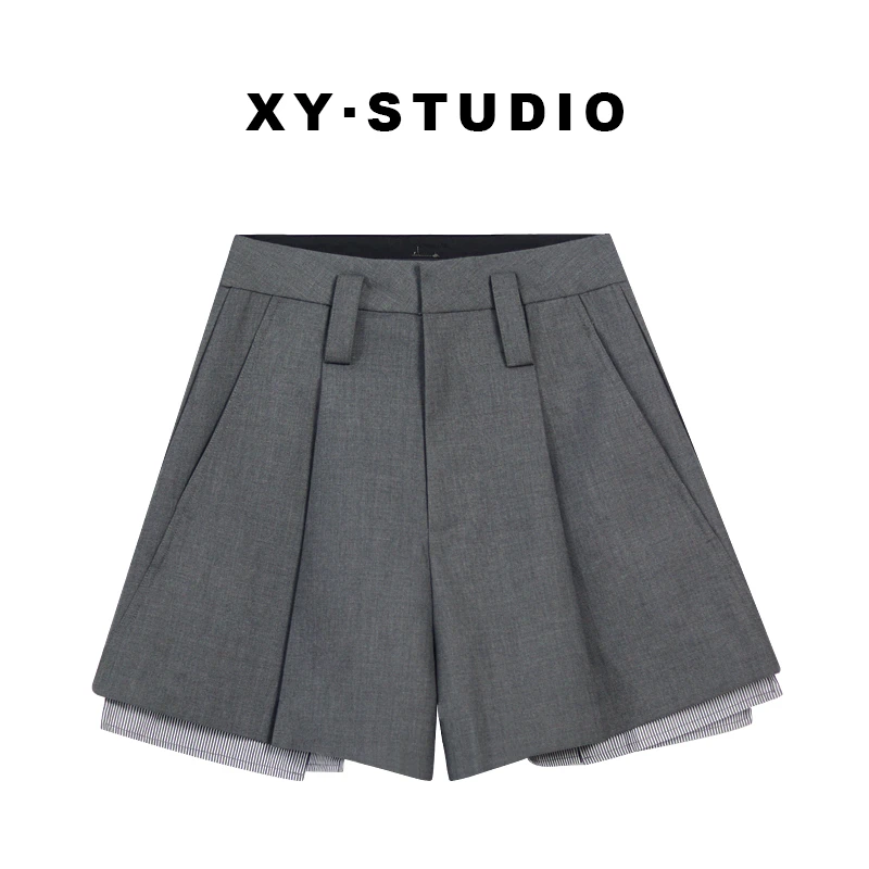 【带安全内衬】夏季新品高腰显瘦气质休闲短裤YY-0022