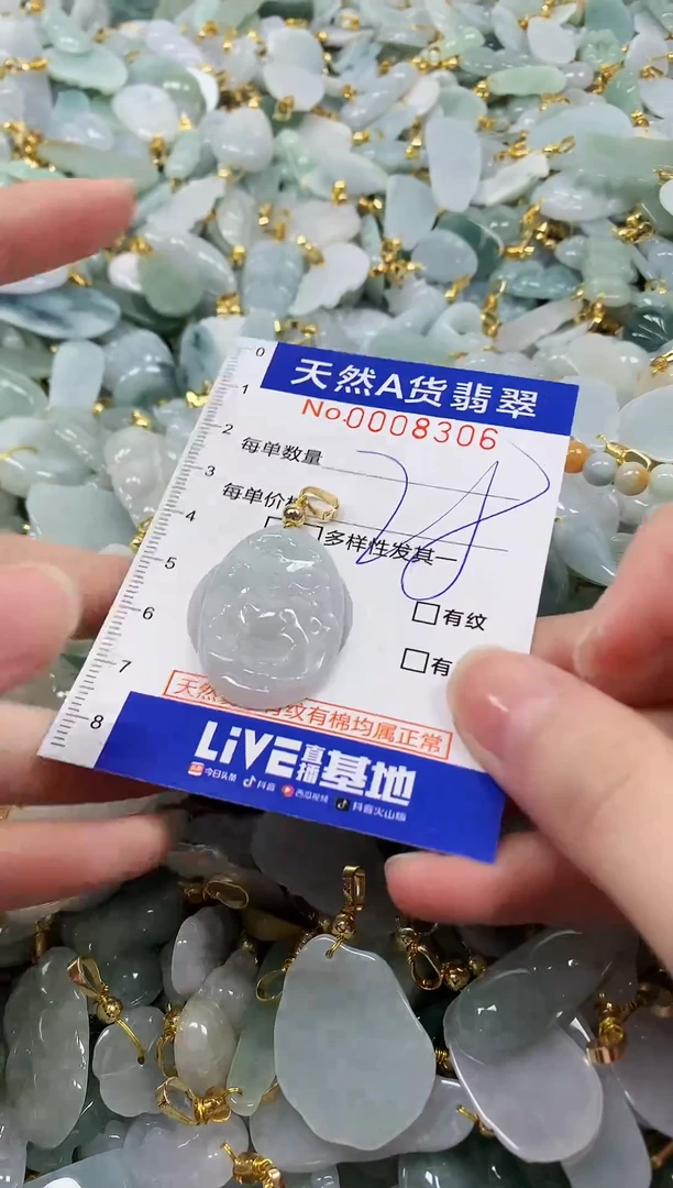 颈饰未镶嵌翡翠天然a货翡翠