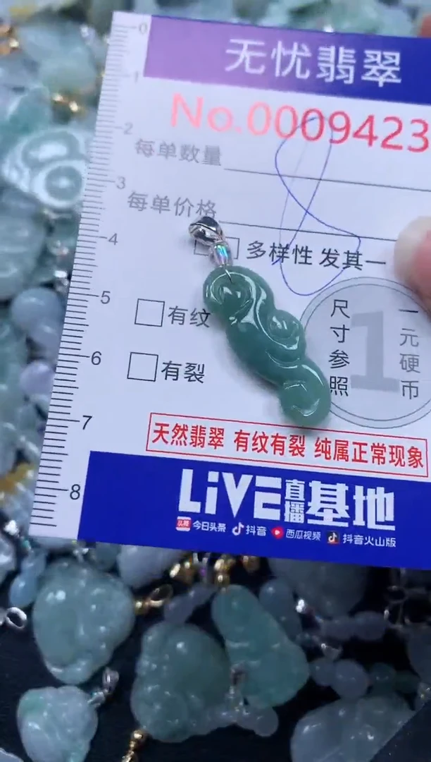 颈饰未镶嵌翡翠9423